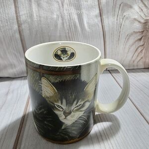 Lang Tabby Cat Coffee Mug Cup Morton Norris Natasha Williams Lowell Herrero